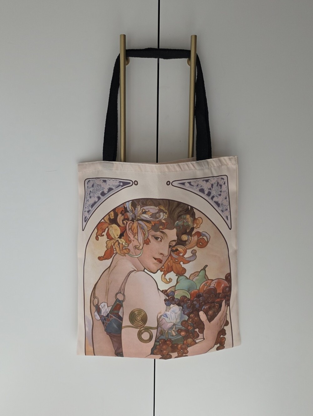 Art Nouveau Inspired Lightweight Tote - Picture 2 of 5